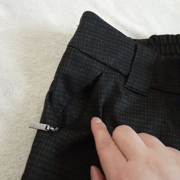 Penningtons Women's Size 2X Dark Brown Essential Ponte de Roma Wide Leg Pant - Picture 8 of 13